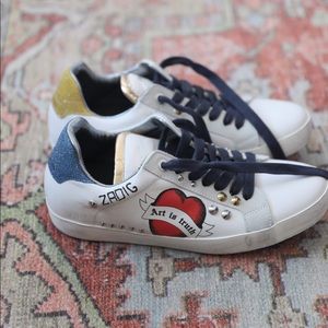 Zadig & Voltaire Lim. Ed. “art is truth” sneakers
